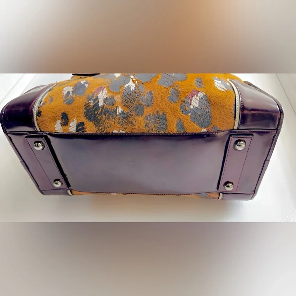 LOEWE AMAZONA PONY-STYLE CALFSKIN HANDBAG. 15” x 10” SOLD OUT RETAIL $3200 - Picture 9 of 17